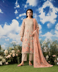 3-Piece Printed Embroidered Karandi Suit