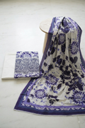 JJ Printed & Boarder Emb Lawn 3PC