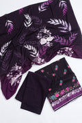 Digital Printed Linen 3-Piece Suit