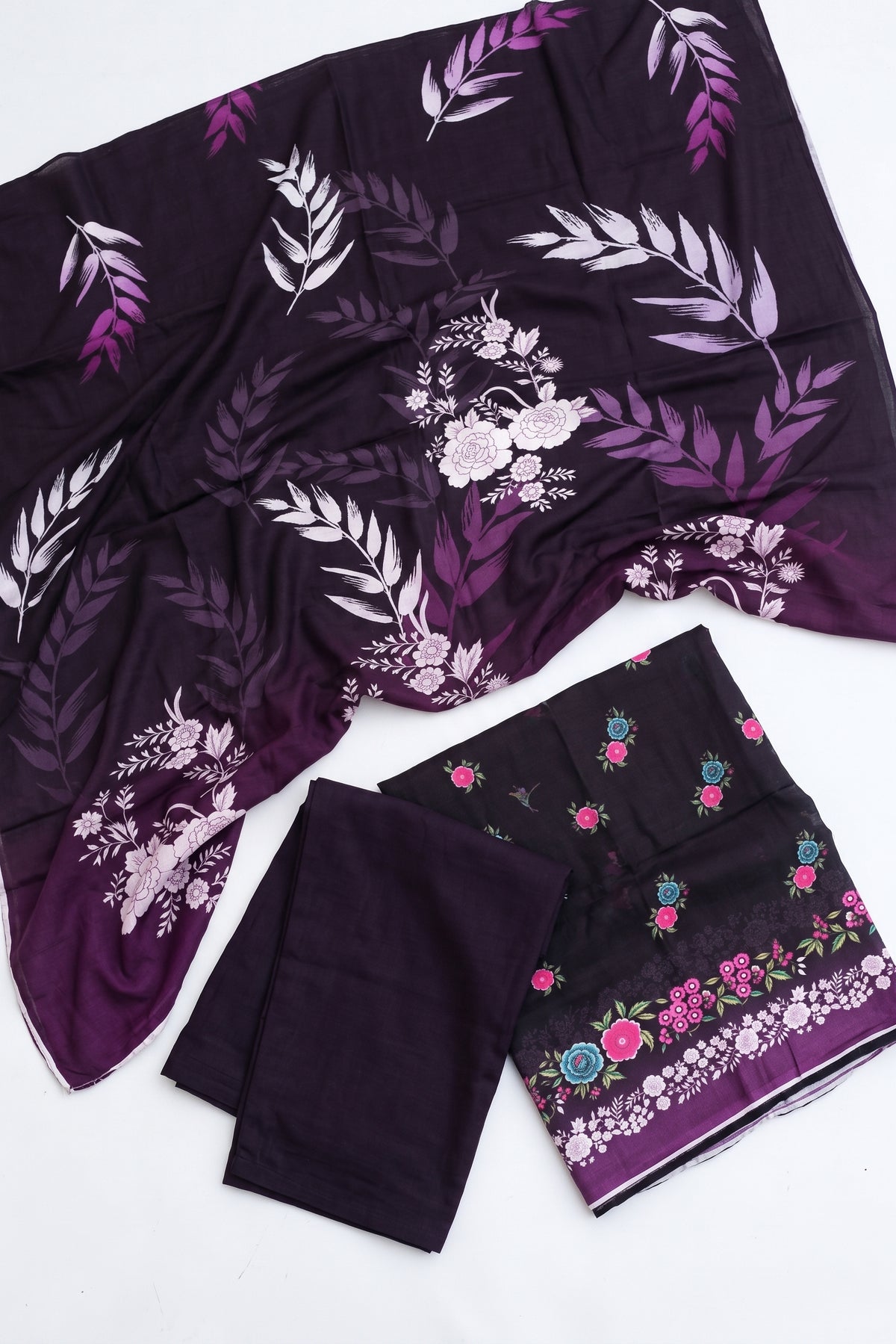 Digital Printed Linen 3-Piece Suit