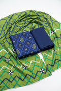 Digital Printed Linen 3-Piece Suit