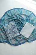 JJ Printed & Boarder Emb Lawn 3PC