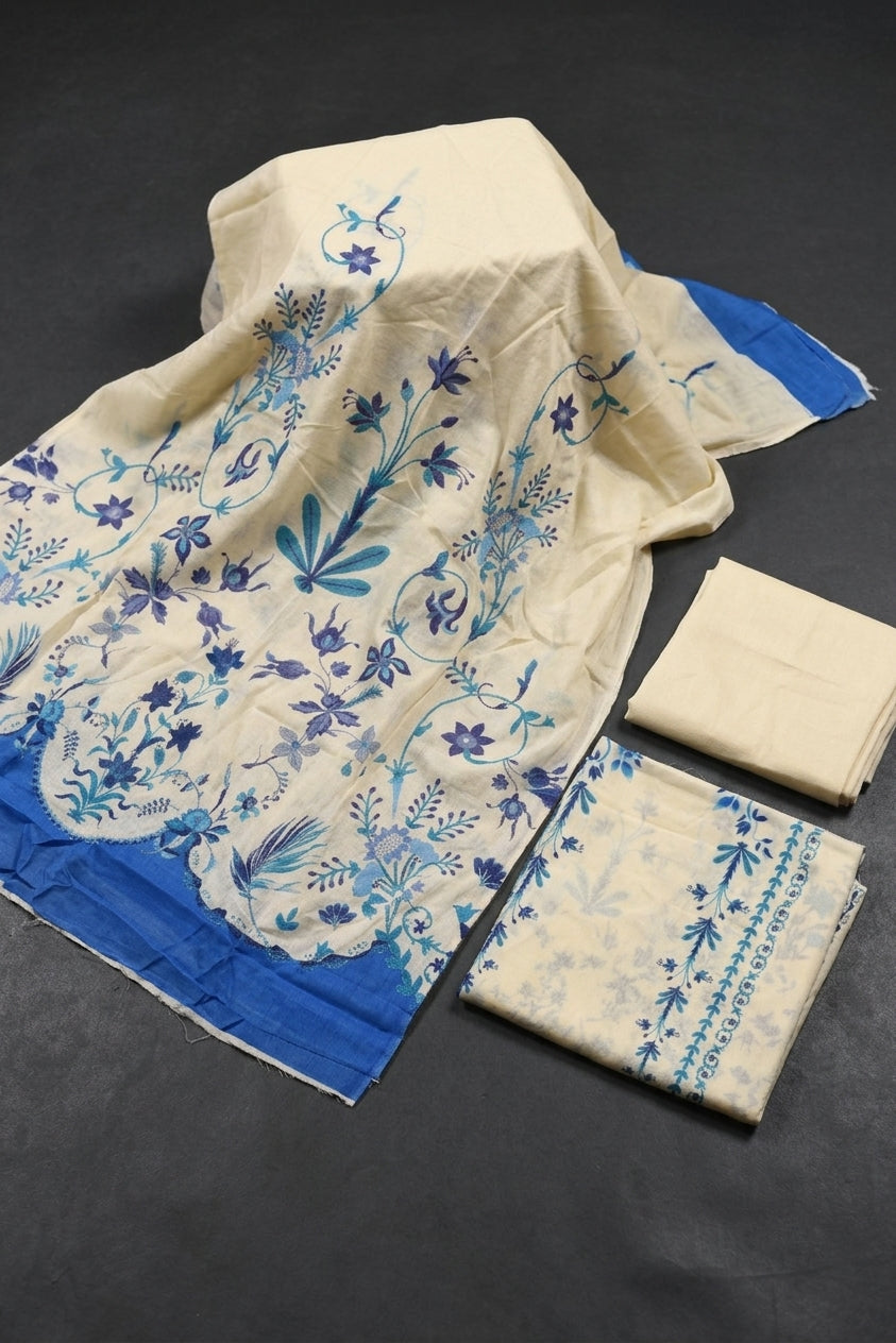 JJ Classic Digital Printed Lawn 3PC