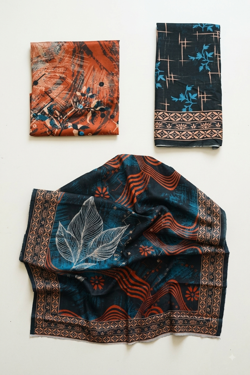 Printed Lawn 3PC