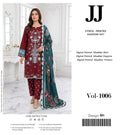 JJ – 3 Piece Printed Khaddar Suit | Vol-1006