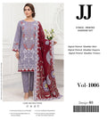 JJ – 3 Piece Printed Khaddar Suit | Vol-1006